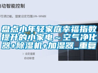 行业资讯盘点小年轻家庭幸福指数提升的小家电～空气净化器+除湿机+加湿器_重复