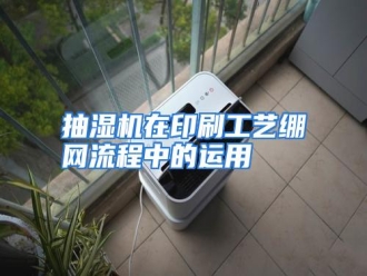 知识百科抽湿机在印刷工艺绷网流程中的运用