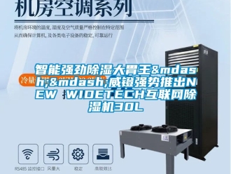 行业资讯智能强劲除湿大胃王&mdash;&mdash;威镫强势推出NEW WIDETECH互联网除湿机30L