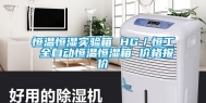 恒温恒湿实验箱 HG／恒工 全自动恒温恒湿箱 价格报价