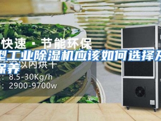 常见问题大型工业除湿机应该如何选择及维护保养