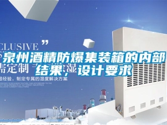企业动态泉州酒精防爆集装箱的内部结果，设计要求