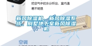 新风除湿机、新风除湿系统、别墅地下室新风除湿机