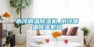 水冷调温除湿机_水冷降温除湿机组