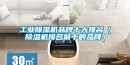 工业除湿机品牌十大排名（除湿机排名前十的品牌）