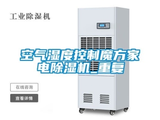 行业资讯空气湿度控制魔方家电除湿机_重复