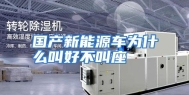 国产新能源车为什么叫好不叫座