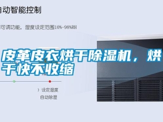 行业资讯皮革皮衣烘干除湿机，烘干快不收缩
