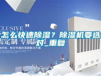 行业资讯怎么快速除湿？除湿机要选对_重复