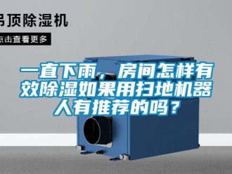 行业资讯一直下雨，房间怎样有效除湿如果用扫地机器人有推荐的吗？