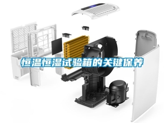 知识百科恒温恒湿试验箱的关键保养