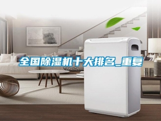 行业资讯全国除湿机十大排名_重复