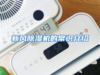 行业资讯新风除湿机的常识介绍