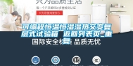 可编程恒温恒湿湿热交变复层式试验箱 返回列表页_重复