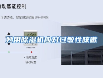 企业动态妙用除湿机应对过敏性咳嗽