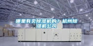 哪里有卖除湿机的？杭州除湿机公司