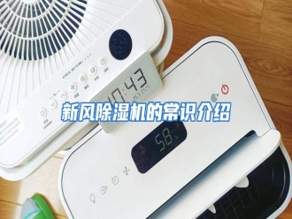 行业资讯新风除湿机的常识介绍