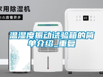 企业动态温湿度振动试验箱的简单介绍_重复