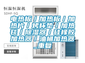 行业资讯电热板／加热板／加热片／烤杯垫／加热毯／除湿器／硅橡胶加热器／油桶加热器_重复