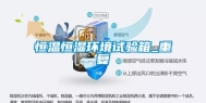 恒温恒湿环境试验箱_重复