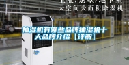 抽湿机有哪些品牌抽湿机十大品牌介绍【详解】