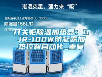 行业资讯开关柜除湿加热器：DJR-100W防凝露加热控制自动化_重复