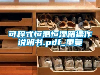 知识百科可程式恒温恒湿箱操作说明书.pdf_重复