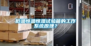 低温恒温恒湿试验箱的工作系统原理？
