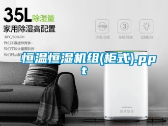 知识百科恒温恒湿机组(柜式).ppt