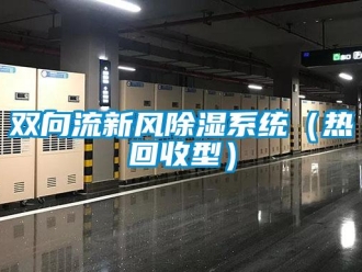 行业资讯双向流新风除湿系统（热回收型）
