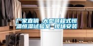 厂家直销 大型可程式恒温恒湿试验室 现场安装