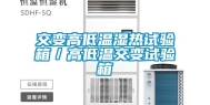 交变高低温湿热试验箱／高低温交变试验箱