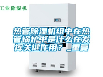 行业资讯热管除湿机组中在热管锅炉中是什么在发挥关键作用？_重复