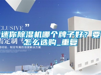 行业资讯迷你除湿机哪个牌子好？要怎么选购_重复