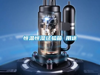知识百科恒温恒湿试验箱 用途