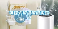可程式恒温恒湿实验箱