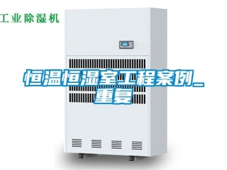 知识百科恒温恒湿室工程案例_重复