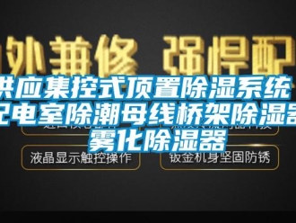 行业资讯供应集控式顶置除湿系统 配电室除潮母线桥架除湿器 雾化除湿器