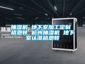 企业动态抽湿机 地下室加工定制 格恩顿 杭州抽湿机 地下室认准格恩顿