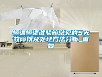 知识百科恒温恒湿试验箱常见的5大故障以及处理方法分析_重复