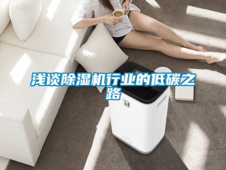 行业资讯浅谈除湿机行业的低碳之路