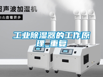 行业资讯工业除湿器的工作原理_重复
