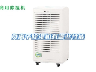常见问题负离子除湿机有哪些性能