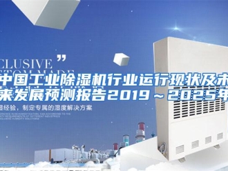 行业资讯中国工业除湿机行业运行现状及未来发展预测报告2019～2025年