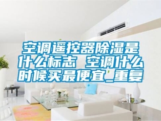 行业资讯空调遥控器除湿是什么标志 空调什么时候买最便宜_重复