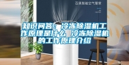 知识问答：冷冻除湿机工作原理是什么 冷冻除湿机的工作原理介绍