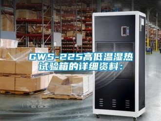常见问题GWS-225高低温湿热试验箱的详细资料：