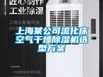 行业资讯上海某公司流化床空气干燥除湿机选型方案