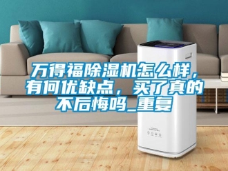 行业资讯万得福除湿机怎么样，有何优缺点，买了真的不后悔吗_重复