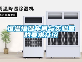 知识百科恒温恒湿车间与实验室的要求介绍